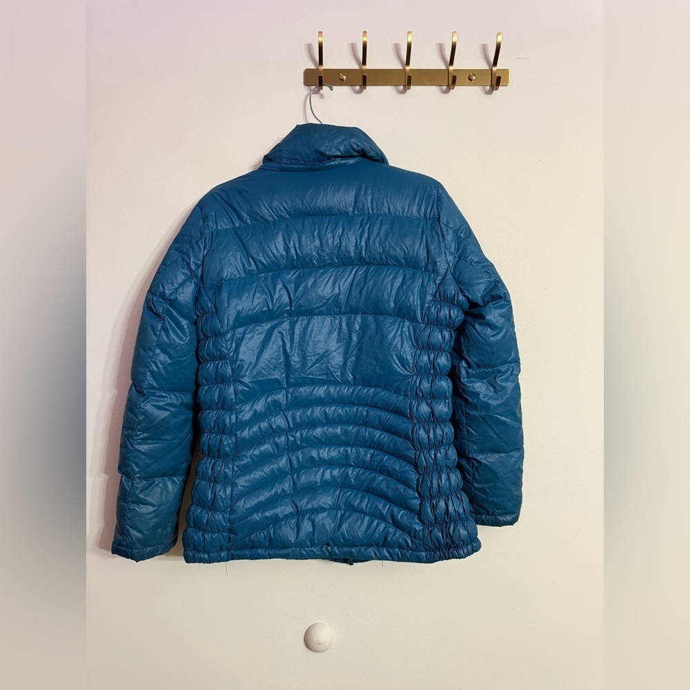 Calvin Klein Teal Puffer Down Jacket Coat Women’s Packable Lightweight Medium M - Picture 4 of 4